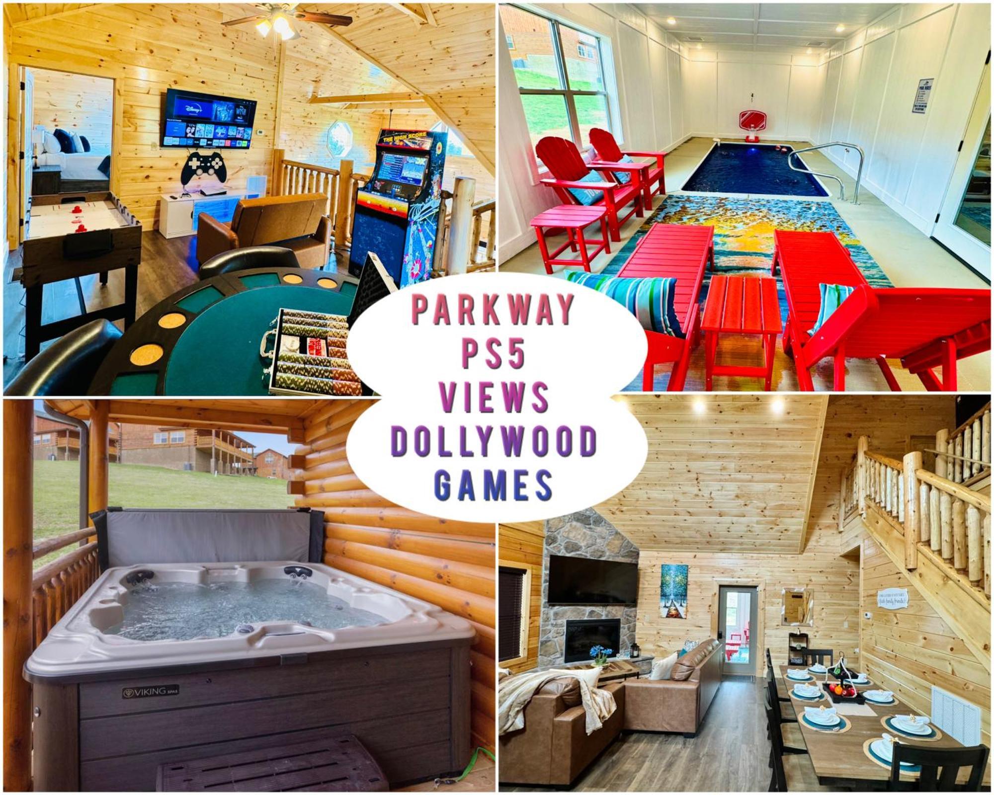 New! Indoor Pool/Ps 5/Hot Tub/Parkway Villa พิเจนฟอร์จ ภายนอก รูปภาพ